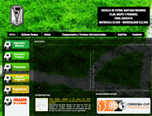Tablet Screenshot of escueladefutbolsantiagomorning.cl